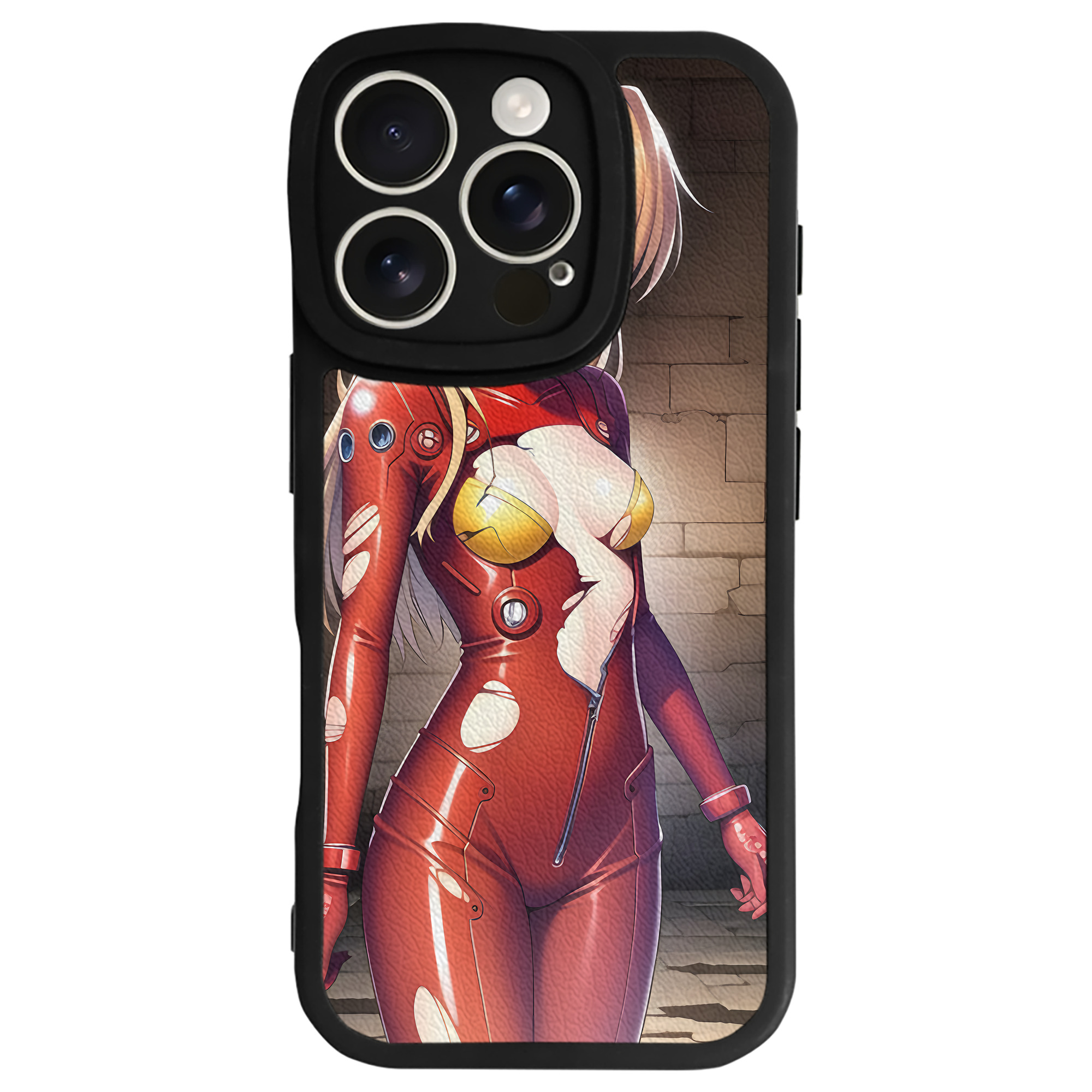 （画像用） EVA 新世紀エヴァンゲリオン 【iPhone 16シリーズ対応】シリコンスマホケース（レザー調） 材質：シリコン